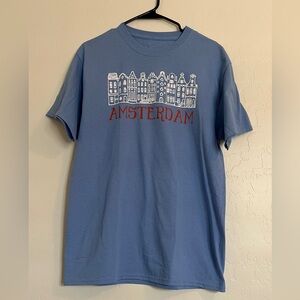 Pacsun blue amsterdam tshirt